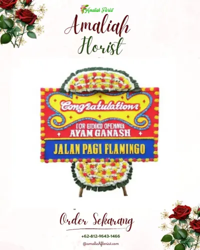 Bunga Papan Congratulation di Tlogo
